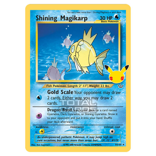 Pokemon - Sword & Shield - Celebrations - Classic Collection - Shining Magikarp (Neo Revelation) - 66/64