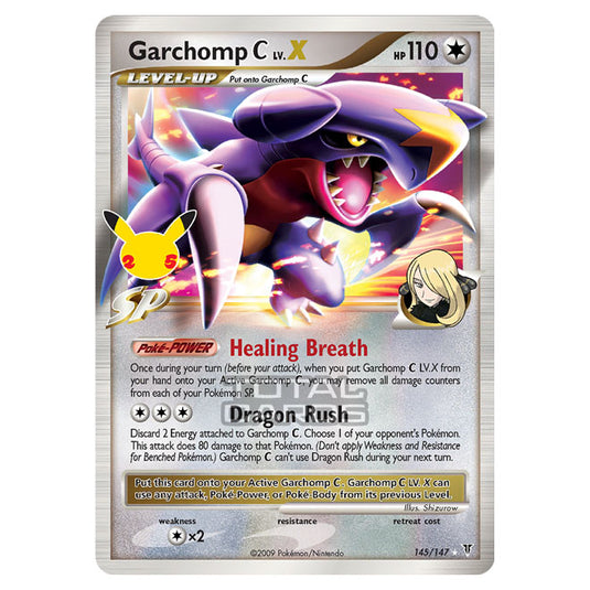 Pokemon - Sword & Shield - Celebrations - Classic Collection - Garchomp LV.X (Supreme Victors) - 145/147