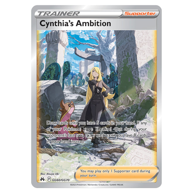 Pokemon - Sword & Shield - Crown Zenith - Cynthia's Ambition - GG60/GG Pokemon - Sword & Shield - Crown Zenith - Cynthia's Ambition - GG60/GG