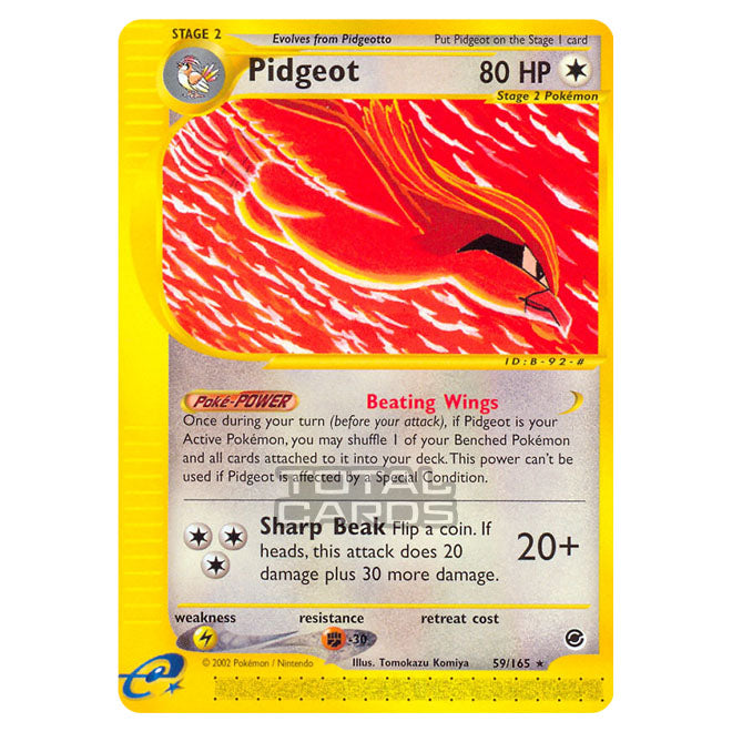 Pokemon - Expedition Base Set - Pidgeot - 059/165 Pokemon - Expedition Base Set - Pidgeot - 059/165