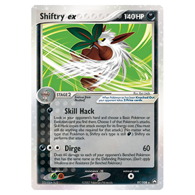 shiftry stage 2 pokemon card value - 14/130 - Reverse Holo - Unlimited - Rare Holo - Diamond & Pearl Pokmon & Price History Placeholder Image Provided Shiftry Next Destinies (Pokmon)