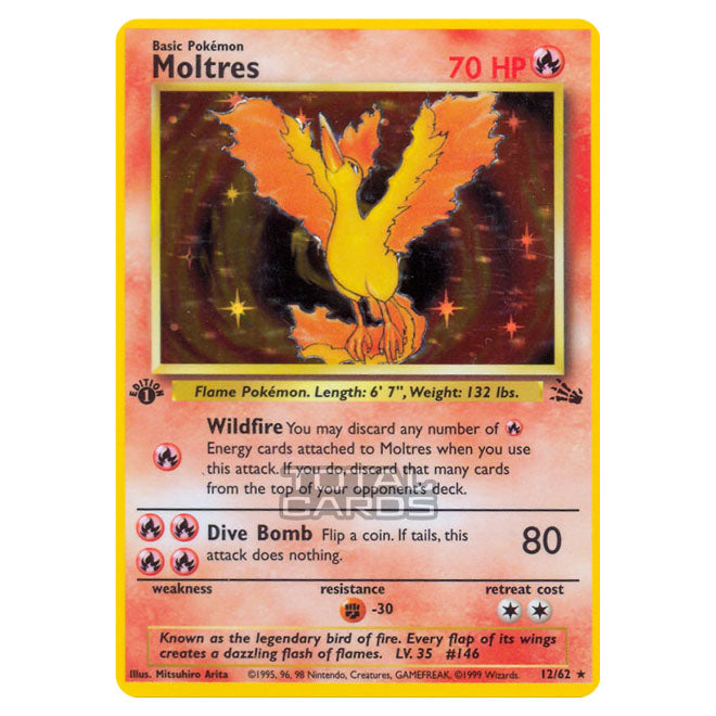 Pokemon - Fossil - Moltres - 12/62 Pokemon - Fossil - Moltres - 12/62