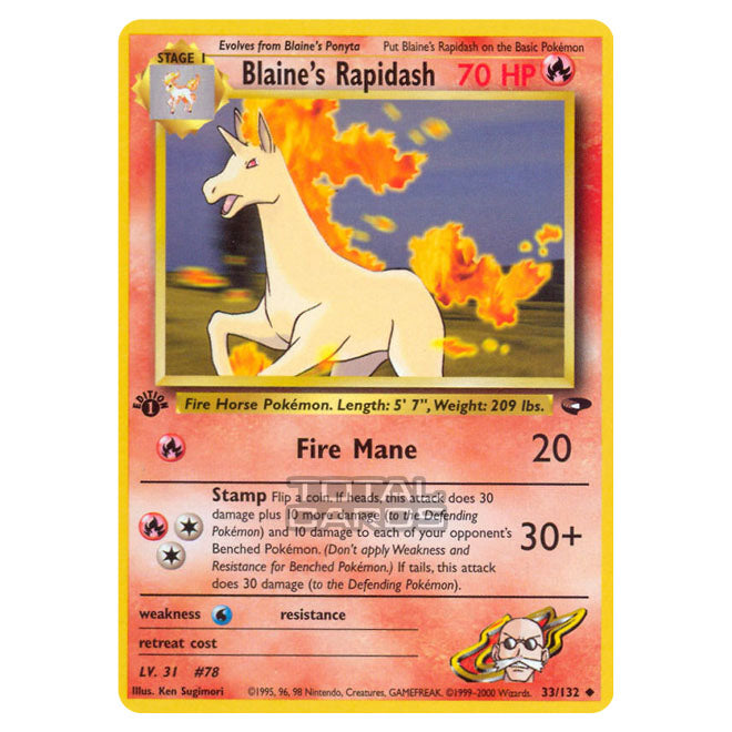 Pokemon - Gym - Gym Challenge - Blaine's Rapidash