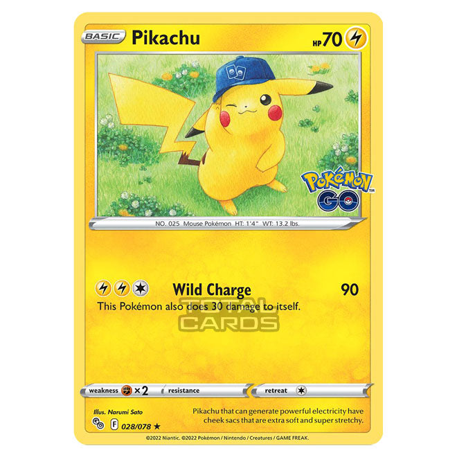 Pokemon - Sword & Shield - Pokemon Go - Pikachu - 028/78 Pokemon - Sword & Shield - Pokemon Go - Pikachu - 028/78