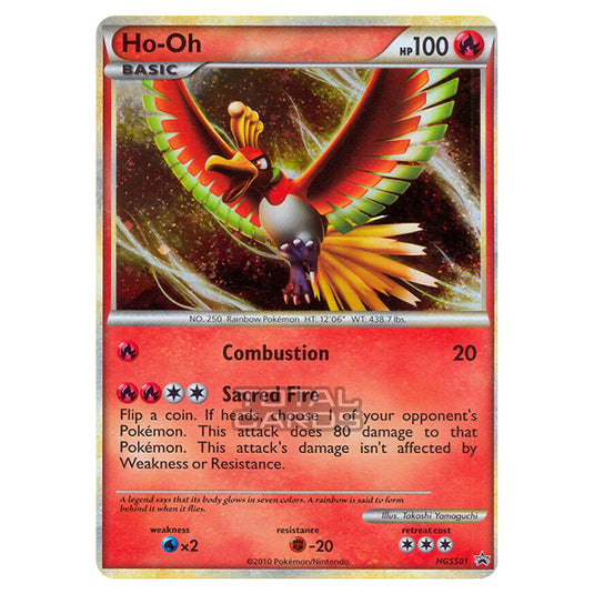 Pokemon - HeartGold & SoulSilver - HGSS Black Star Promos - Ho-Oh - HGSS01