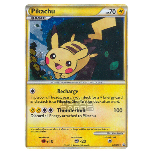 Pokemon - HeartGold & SoulSilver - HGSS Black Star Promos - Pikachu - HGSS03