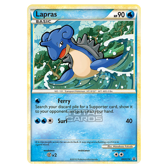 Pokemon - HeartGold & SoulSilver - HGSS Black Star Promos - Lapras - HGSS14