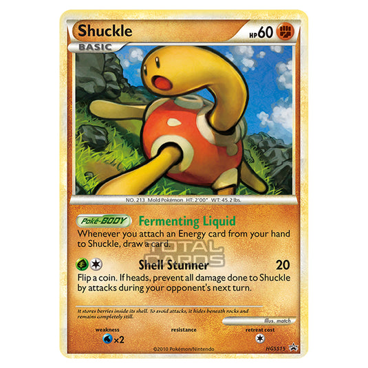 Pokemon - HeartGold & SoulSilver - HGSS Black Star Promos - Shuckle - HGSS15