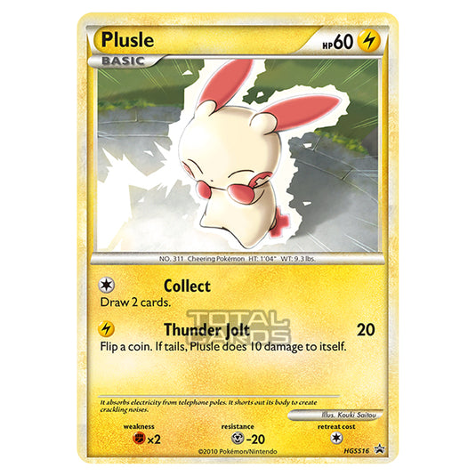 Pokemon - HeartGold & SoulSilver - HGSS Black Star Promos - Plusle - HGSS16