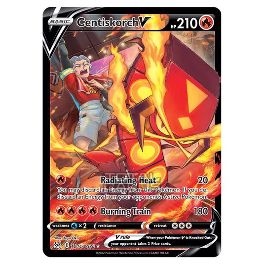 Pokemon - Sword & Shield - Lost Origin Trainer Gallery - Centiskorch V - TG14/30