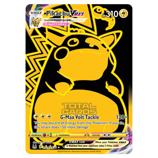 Pokemon - Sword & Shield - Lost Origin Trainer Gallery - Pikachu VMAX - TG29/30
