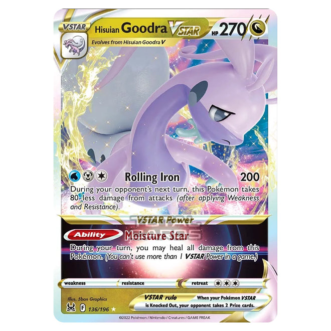 goodra pokemon card price Pokemon - Sword & Shield - Lost Origin - Hisuian Goodra VSTAR