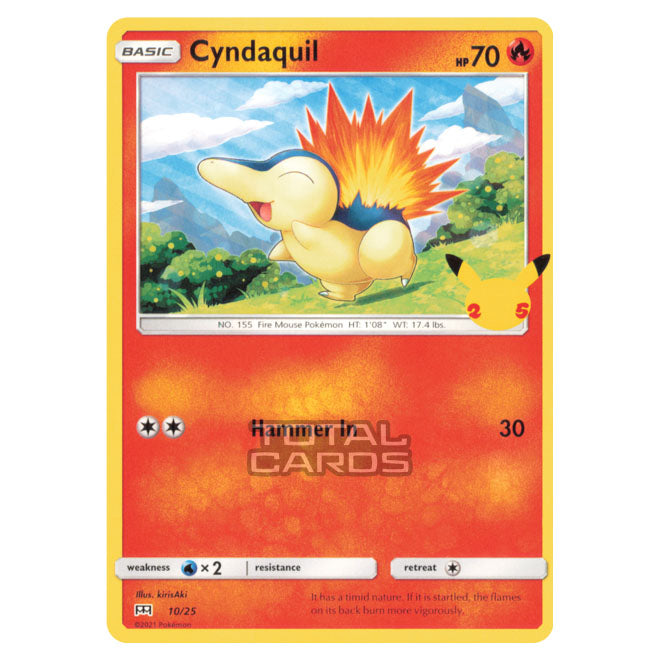 Pokemon - McDonalds - 25th Anniversary Collection - Cyndaquil