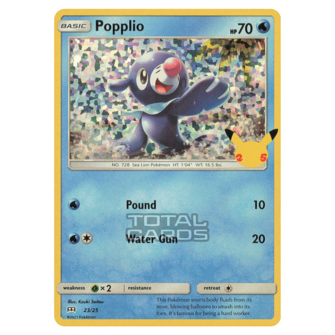 Pokemon - McDonalds - 25th Anniversary Collection - Popplio - 23/25 - Pokemon - McDonalds - 25th Anniversary Collection - Popplio - 23/25 -