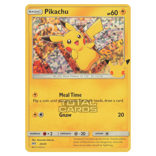 Pokemon - McDonalds - 25th Anniversary Collection - Pikachu - 25/25 - Pokemon - McDonalds - 25th Anniversary Collection - Pikachu - 25/25 -