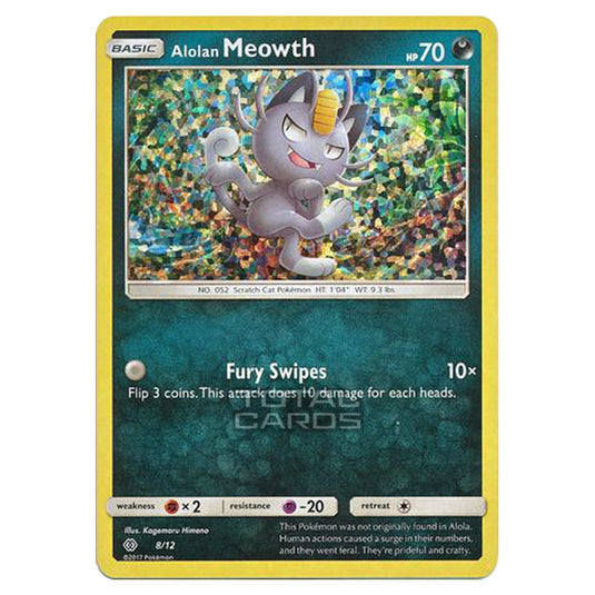 Pokemon - Other - McDonald's Collection 2017 - Alolan Meowth - 8/12