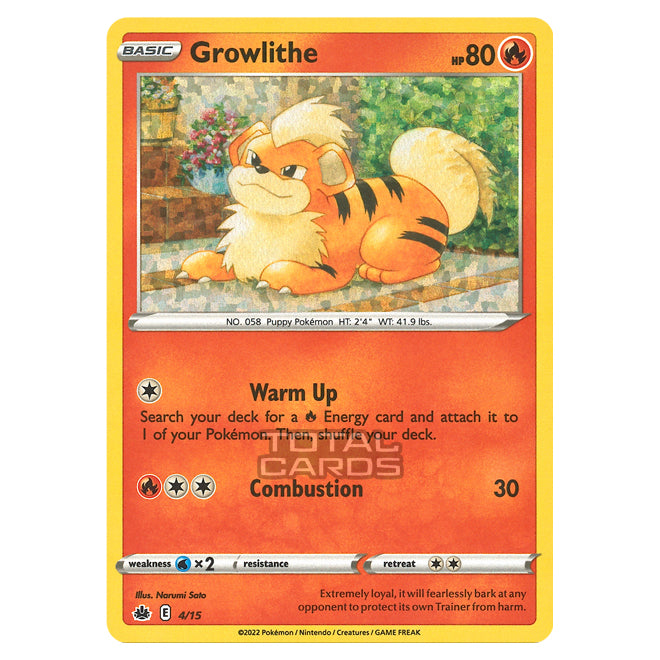 Pokemon - McDonald's Collection 2022 - Growlithe - 004/15 Pokemon - McDonald's Collection 2022 - Growlithe - 004/15