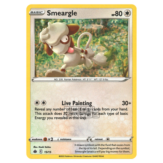 Pokemon - McDonald's Collection 2022 - Smeargle - 015/15