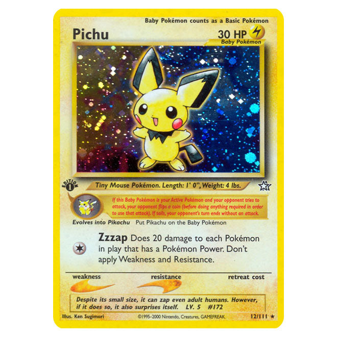 Pokemon - Neo - Neo Genesis - Pichu - 12/111 Pokemon - Neo - Neo Genesis - Pichu - 12/111