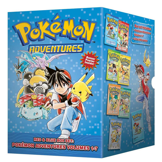 Pokemon Adventures - Red & Blue Box Set (Volumes 1-7)