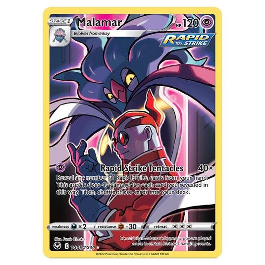 Pokemon - Sword & Shield - Silver Tempest Trainer Gallery - Malamar - TG06/30