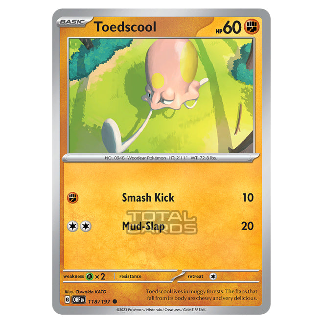 Pokemon - Scarlet & Violet - Obsidian Flames - Toedscool