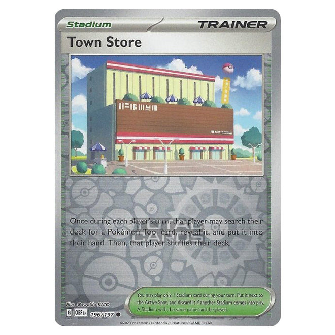 town store pokemon card Pokemon - Scarlet & Violet - Obsidian Flames - Town Store