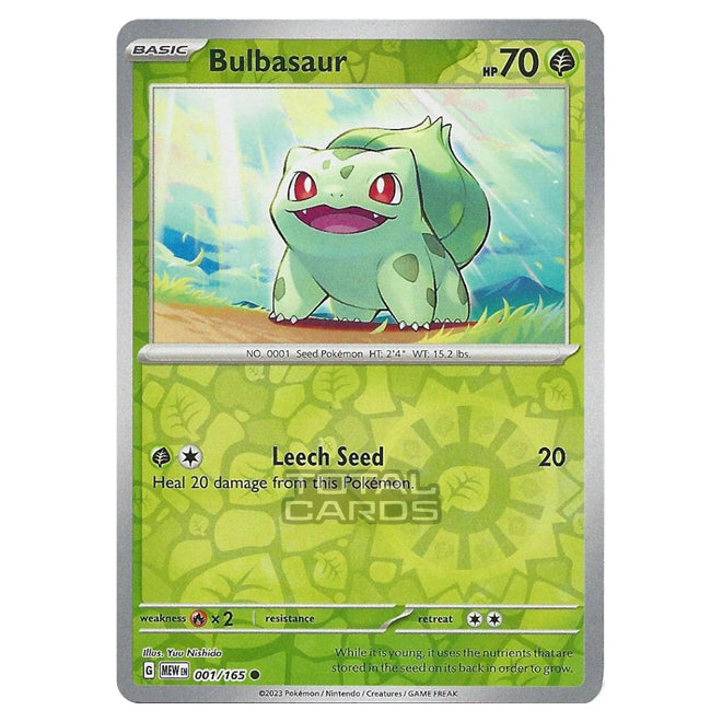 Pokemon - Scarlet & Violet - 151 - Bulbasaur - 001/165