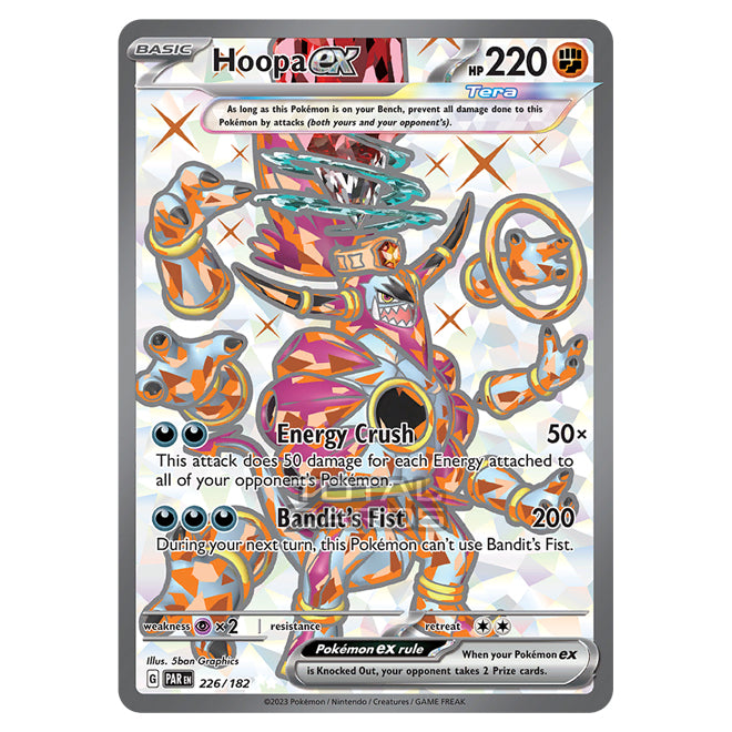 Pokemon - Scarlet & Violet - Paradox Rift - Hoopa ex - 226/182 Pokemon - Scarlet & Violet - Paradox Rift - Hoopa ex - 226/182