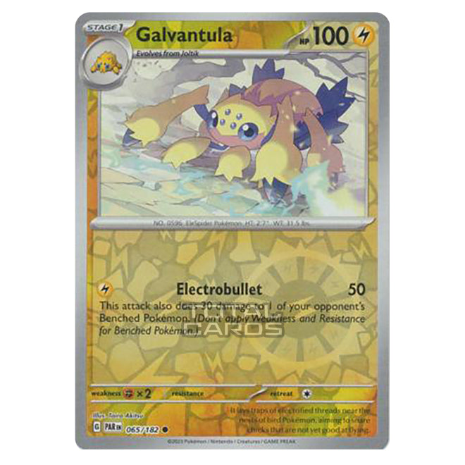 Pokemon - Scarlet & Violet - Paradox Rift - Galvantula - 065/182 - (Re Pokemon - Scarlet & Violet - Paradox Rift - Galvantula - 065/182 - (Re