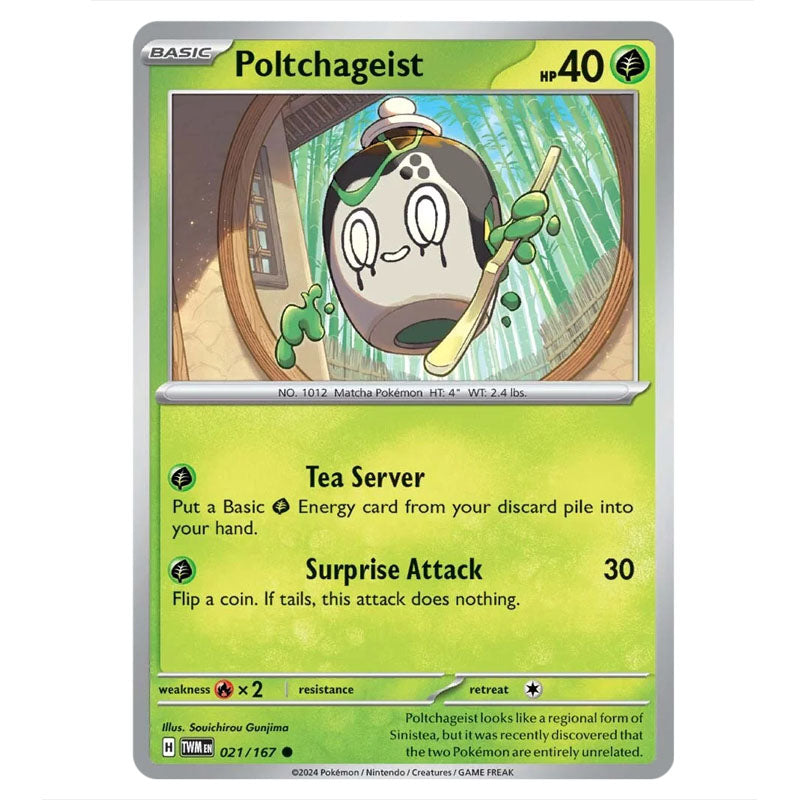 poltchageist pokemon card value and sinistcha seeing as these two cuties are entirely made of matcha, they are definitely some of my favorite pokemon! these cards are so cute and it was so much prevent all damage from and effects of attacks from your opponents Pokmon done to this Pokmon. Poltchageist Shiny or Non