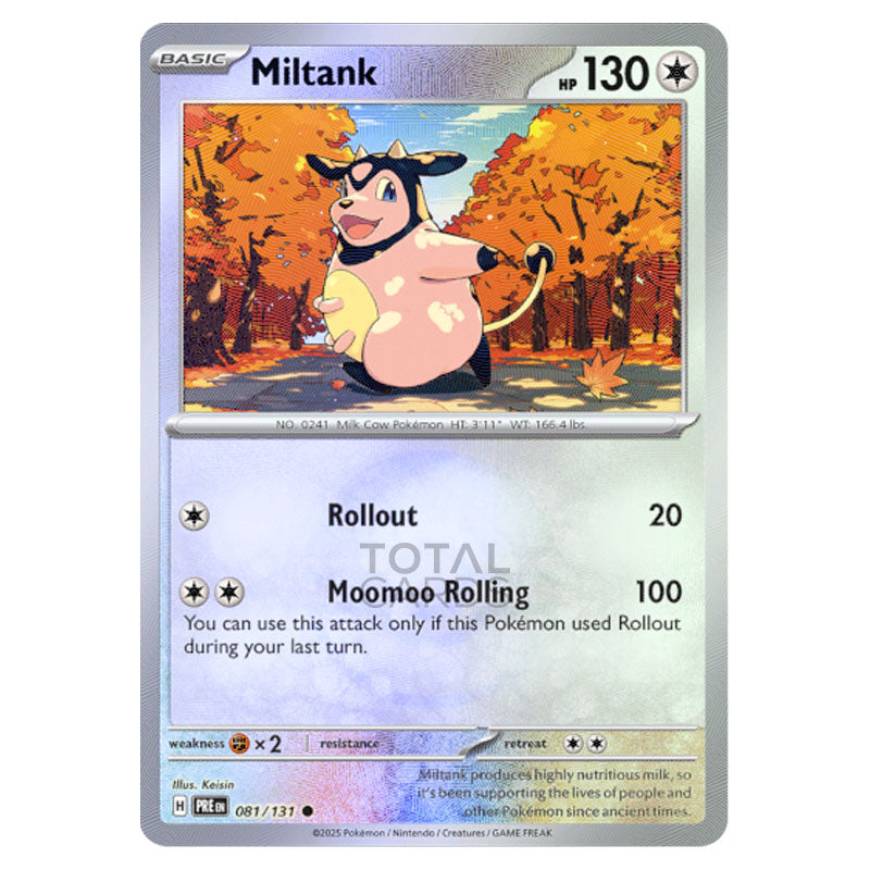 Pokemon - Scarlet & Violet - Prismatic Evolutions - Miltank - 081/131 Pokemon - Scarlet & Violet - Prismatic Evolutions - Miltank - 081/131