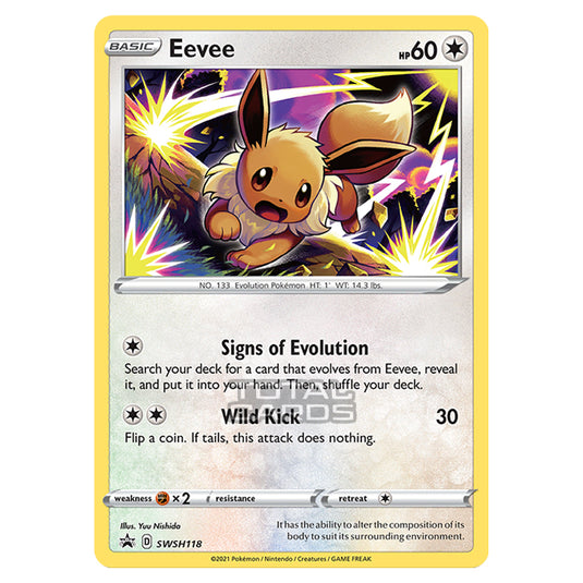 Pokemon - Sword & Shield - SWSH Black Star Promos - Eevee - SWSH118