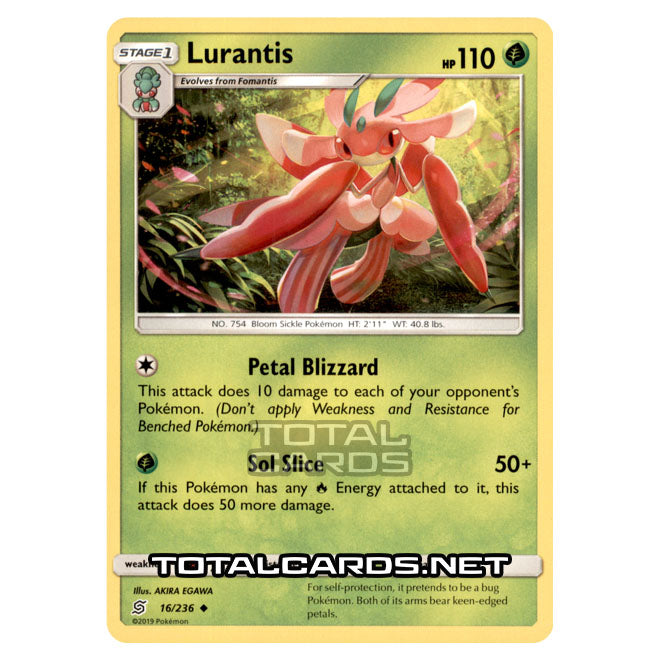 Pokemon - Sun & Moon - Unified Minds - Lurantis - 16/236 Pokemon - Sun & Moon - Unified Minds - Lurantis - 16/236