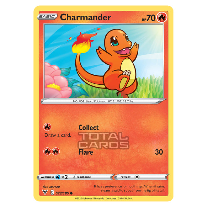 Pokemon - Sword & Shield - Vivid Voltage - Charmander - 023/185 Pokemon - Sword & Shield - Vivid Voltage - Charmander - 023/185