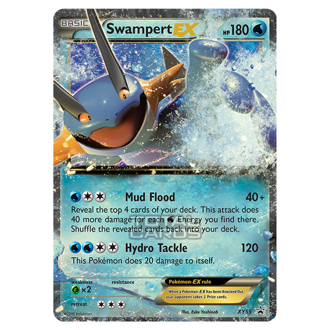 swampert pokemon card value M EX XY87 Mega Swampert EX Oversized Jumbo XY 87 : Toys & Games This power cant be used if Swampert is affected by a Special Condition 2021 Pokemon Sword & Shield