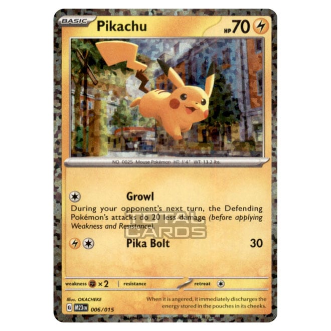 Pokemon - McDonald's Collection 2023 - Pikachu - 06/15 Pokemon - McDonald's Collection 2023 - Pikachu - 06/15