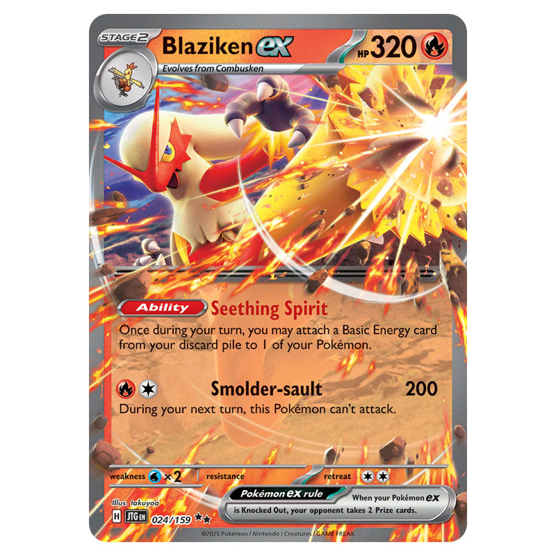 Pokemon - Scarlet & Violet - Journey Together - Blaziken ex - 024/159 Pokemon - Scarlet & Violet - Journey Together - Blaziken ex - 024/159