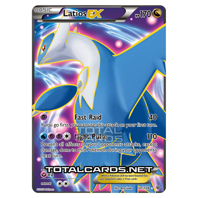 Pokemon - XY - Roaring Skies - Latios-EX - 101/108 Pokemon - XY - Roaring Skies - Latios-EX - 101/108
