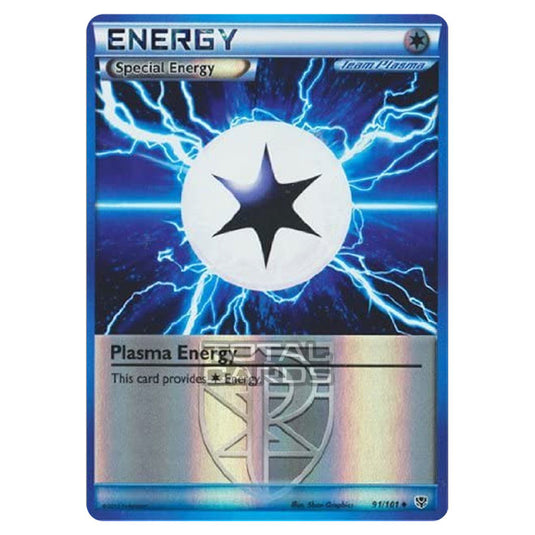 Pokemon - Black & White - Plasma Blast - (Reverse Holo) Plasma Energy - 91/101