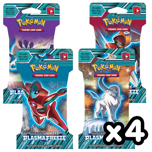 Pokemon - Black & White - Plasma Freeze - Blister Booster Set x4