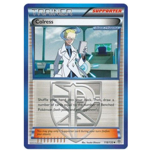 Pokemon - Black & White - Plasma Storm (Reverse Holo) - Colress - 118/135
