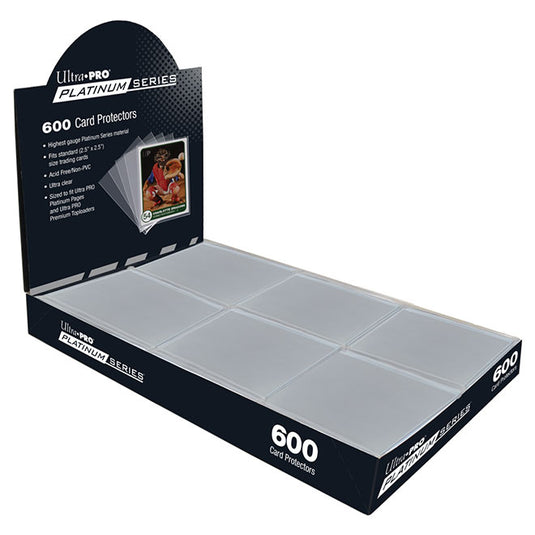 Ultra Pro - Platinum Series Card Protectors (600 Sleeves) - 2-1/2" X 3-1/2"