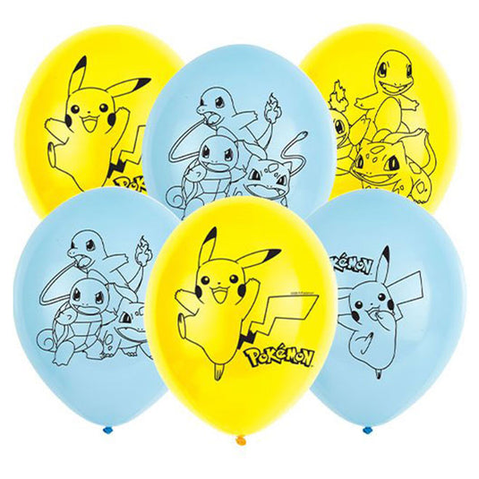 Pokemon - Birthday Party - 11" Latex Balloons