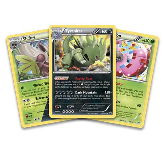 Pokemon - Knock Out Collection - Tyranitar, Shiftry & Vivillon