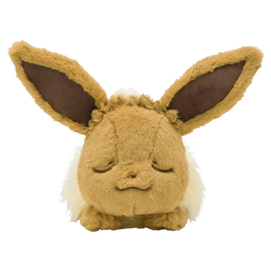 Pokemon - Plush Figure - Everyone Lying Down - Eevee (14 Inch)