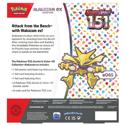 Pokemon - Scarlet & Violet - 151 - Alakazam ex Collection
