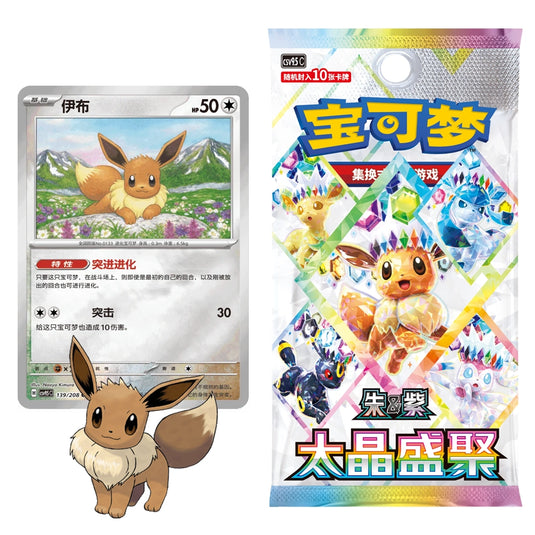 Pokemon - Simplified Chinese - Terastal Grand Gathering - Coin Set (Eevee)
