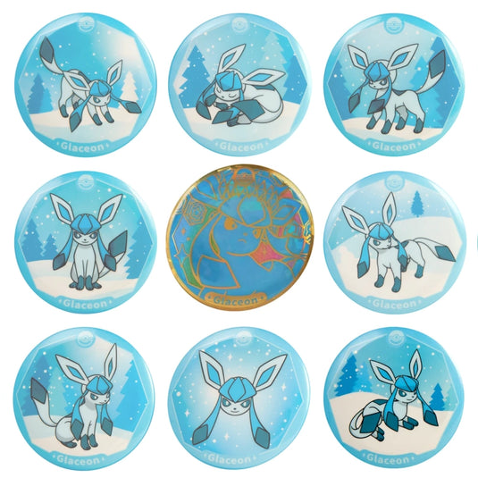 Pokemon - Simplified Chinese - Terastal Grand Gathering - Pin Set (Glaceon)