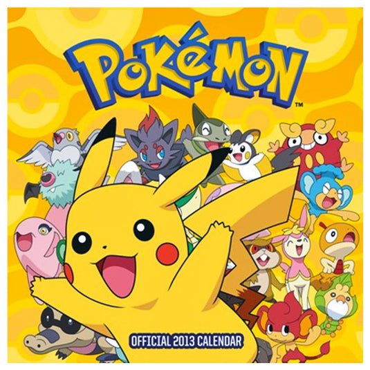 Official Pokemon 2013 Calendar